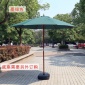 户外摆摊广告太阳伞 折叠手摇卡其色遮阳伞 折叠庭院伞